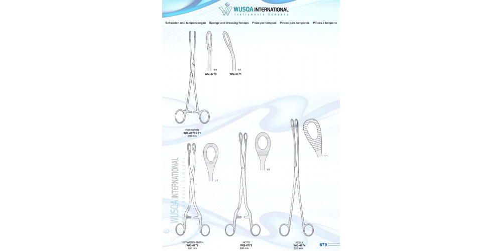 Sponge and Dressing Forceps